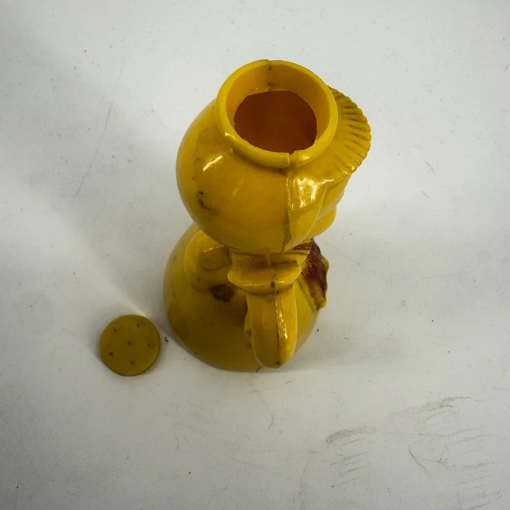 Vintage Merry Maid 1950s‎ Yellow Red Apron Laundry Room Decor Water Sprinkler